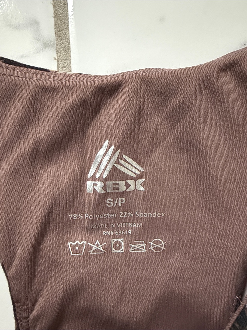 RBX Leopard-Print Racerback Sports Bra/Crop - Picture 4 of 6